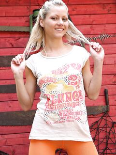 Pinky June Touches Her Teen Tits And Dildos Her Pussy After Pulling Her Pigtails