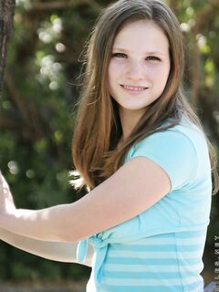 Youthful Smoothie Jules Nubiles With Cute Smile Feels No Shame While Getting Nude In The Backyard