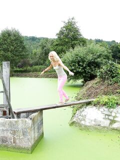 Sultry Girls Connie Smith And Victoria Puppy Are Rubbing Bodies Against Each Other On The Grass