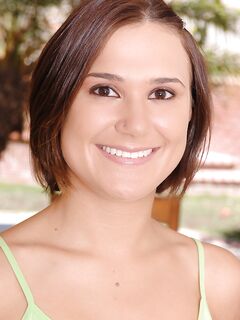 Flexible Brunette Roxie West With In Tiny Jean Skirt Dildos Her Twat Just For Fun