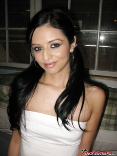 Petite Black Haired Latina Marissa Mendoza Fingers Her Tiny Pussy After Doing Oral Job POV