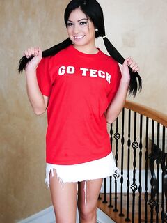 Sweetest Latina Cierra Spice Gets Completely Nude And Dildos Her Twat On The Wooden Floor