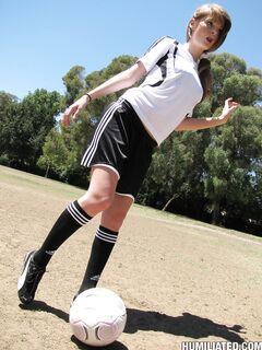 Red-haired Soccer Girl Faye Reagan Gets Humiliated And Fucked With Big Cock.