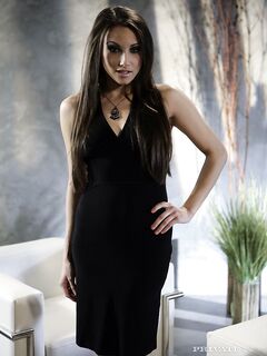 Gorgeous Brunette Carli Banns With Perky Boobs Shows Off Her Private Parts photos (Celeste Star)