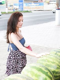 Super Sexy Brunette Chick Liza J Poses Naked Outdoors For Some Exciting Softcore Pics