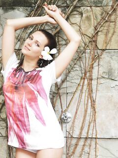 Brunette Hottie Niki Mey Is Showering Outdoors And Getting That Tight Bod Of Hers All Wet