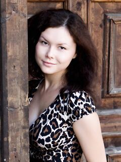 Seducing Brunette Gia B Is Smiling When Sharing Every Inch Of The Nice Naked Body