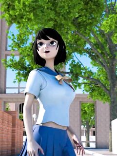 April ONeil, Kira Noir - Hentai Sex School Episode 8: Penny's Break