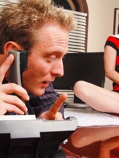 Busty Model Carolyn Reese Knows How To Make Guys Cum Real Hard In The End.