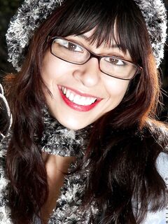 Pantyless Glassed Winter Girl Pebbles Nubiles Spreads Her Legs And Shows Her Snatch