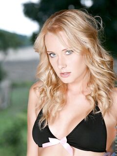 Charming Blue Eyed Blonde Deni Nubiles Takes Off Her Black Bikini At The Rancho photos (Giselle Klein)