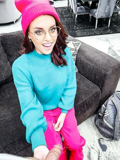 Lila Love Gets Her Pink Pussy Plowed After Sucking Massive Cock