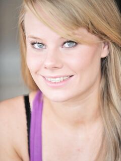 Blue Eyed Girl Brigitte FTV Takes Off Her Tight Violet Dress And Black Bra