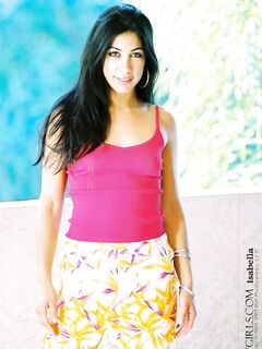 Skittish Latina Teen FTV Isabella In Top And Skirt Flashes Her Nipples And Slit