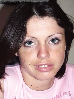 Brunette Girl Angelina Croft Removes Her Black Panties And Shows Her Pink On King Size Bed