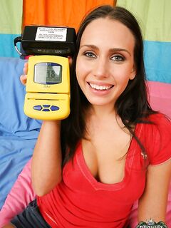 Lovely Brunette Renna Ryan Bares Pink Panty To Blow Cock And Get Slammed By It photos (Renna Ryann)