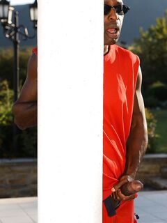 Black Diamond Gets Her Sexy Smooth Pussy Drilled With Big Black Prick By The Pool