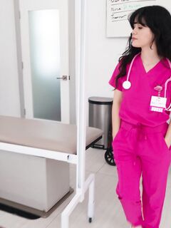 Young Nurse With Natural Breasts Sucks And Rides Big Black Cock To Orgasm photos (Yhivi)