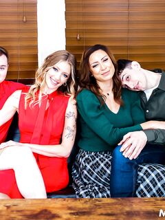 Great Taboo Foursome XXX Scene With Cassie Del Isla And Barbie Feels