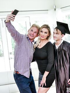 Kenzie Taylor Fucks Stepson Right After His Graduation