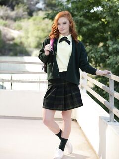 Adorable Redhead Teen Alex Tanner Gets Fucked By Her Daddy photos (Steven St. Croix)