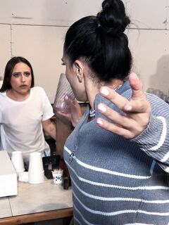 Sandy Love And Lola Aiko Licking And Tribbing With Vigorous Energy