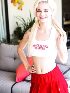 Teaching Elsa To Cheer